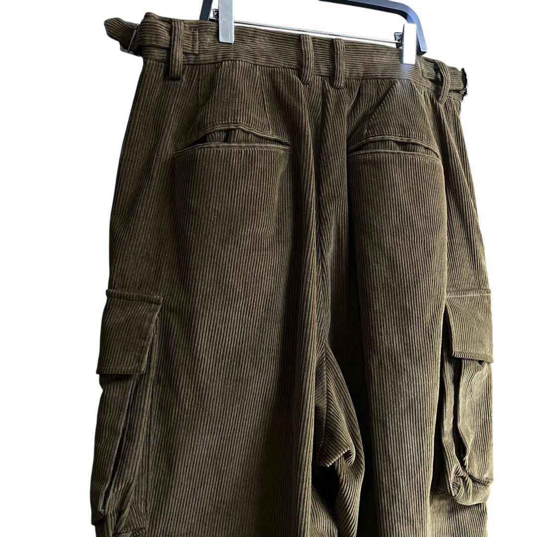 glamb グラム Corduroy Deformed Pants L ブラウン