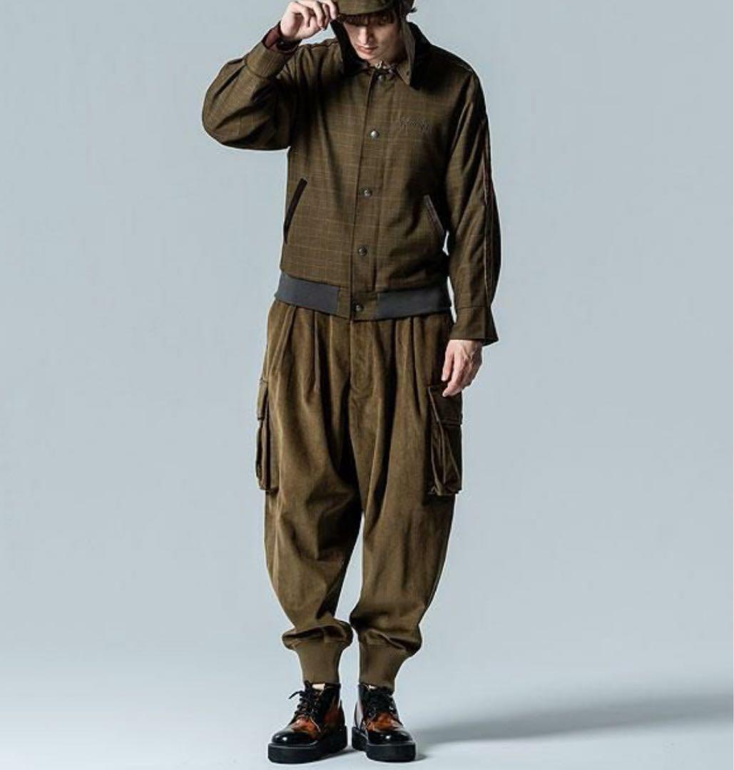 glamb グラム Corduroy Deformed Pants L ブラウン