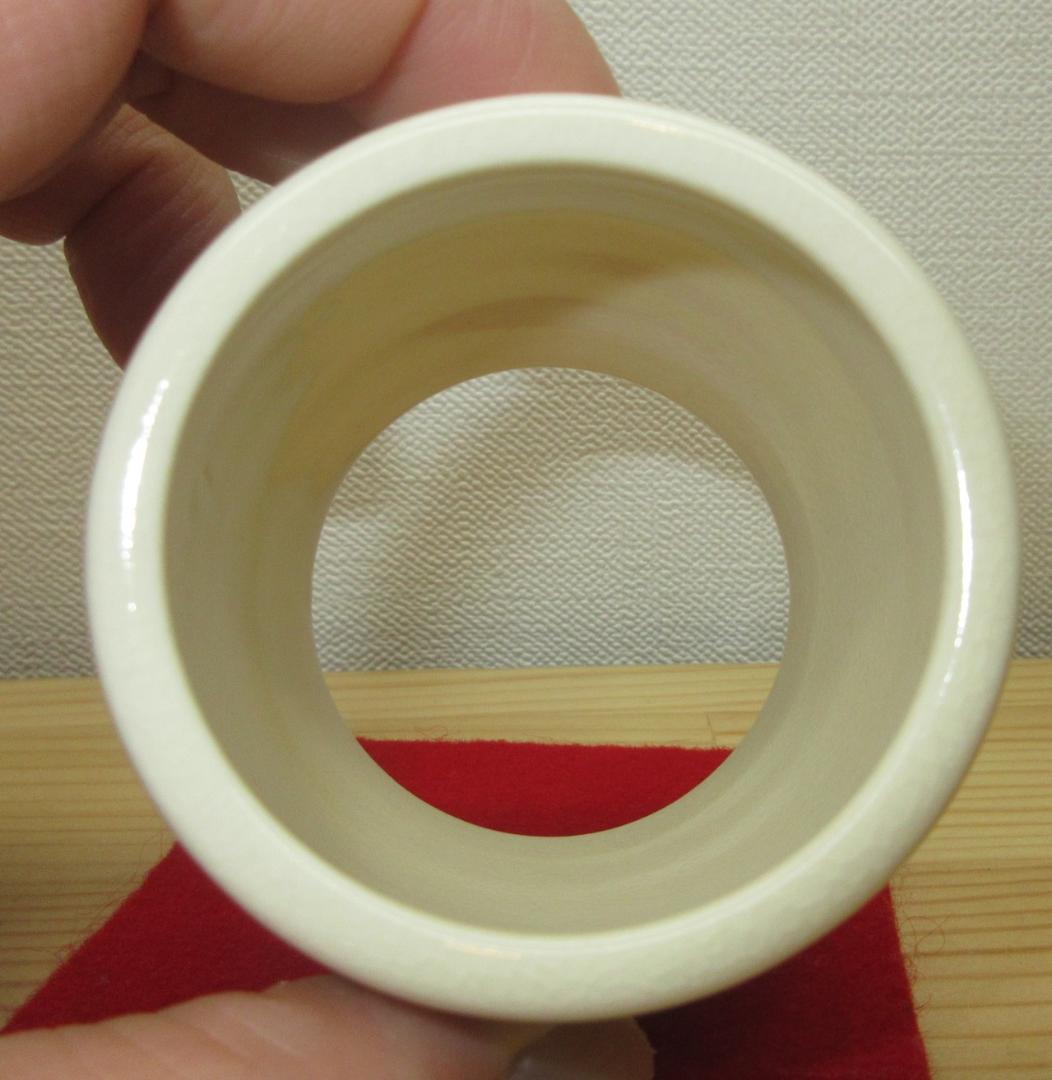 送料込【逢絢亭・新品】茶道具 蓋置 京焼 仁清 秋草の図 御室窯 共箱入り