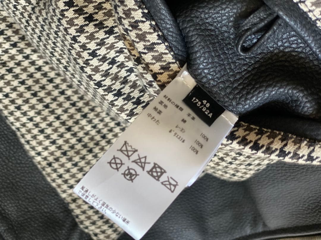 極美品！バルスター ヴァルスター　レザージャケット　革ジャン　48 ブラック黒