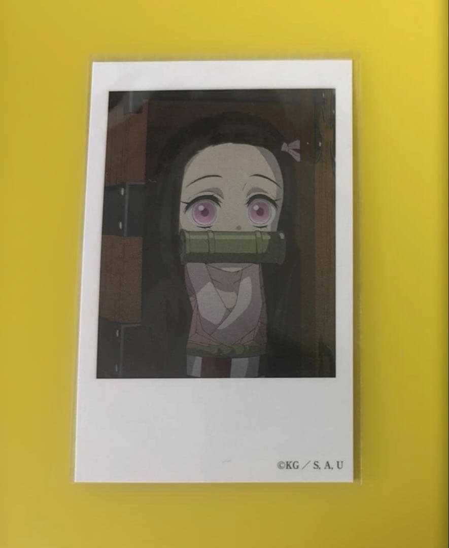 鬼滅の刃　チェキ風ブロマイド　禰豆子　絵巻