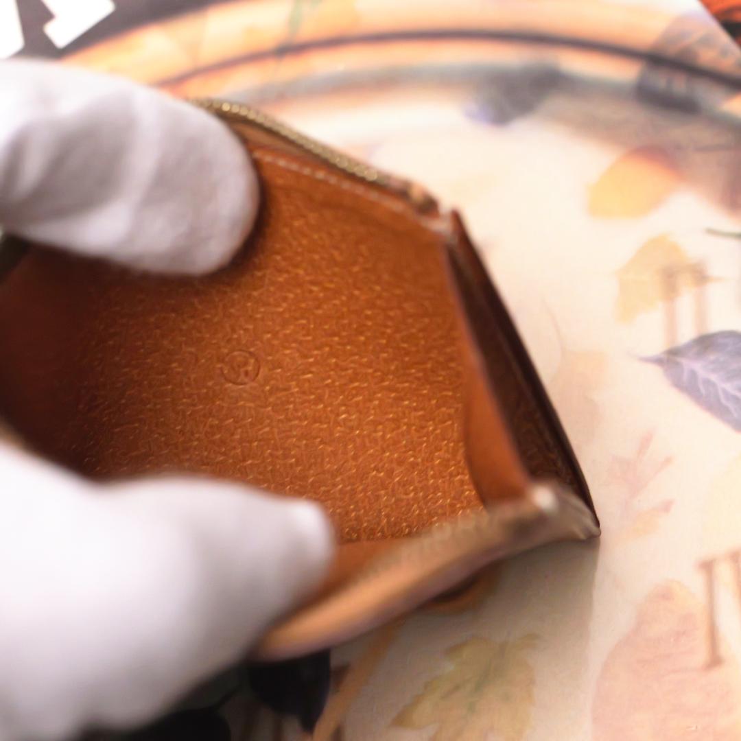 【美品珍品】エルメス ケース ポーク Le Verone ブラウン カデナ