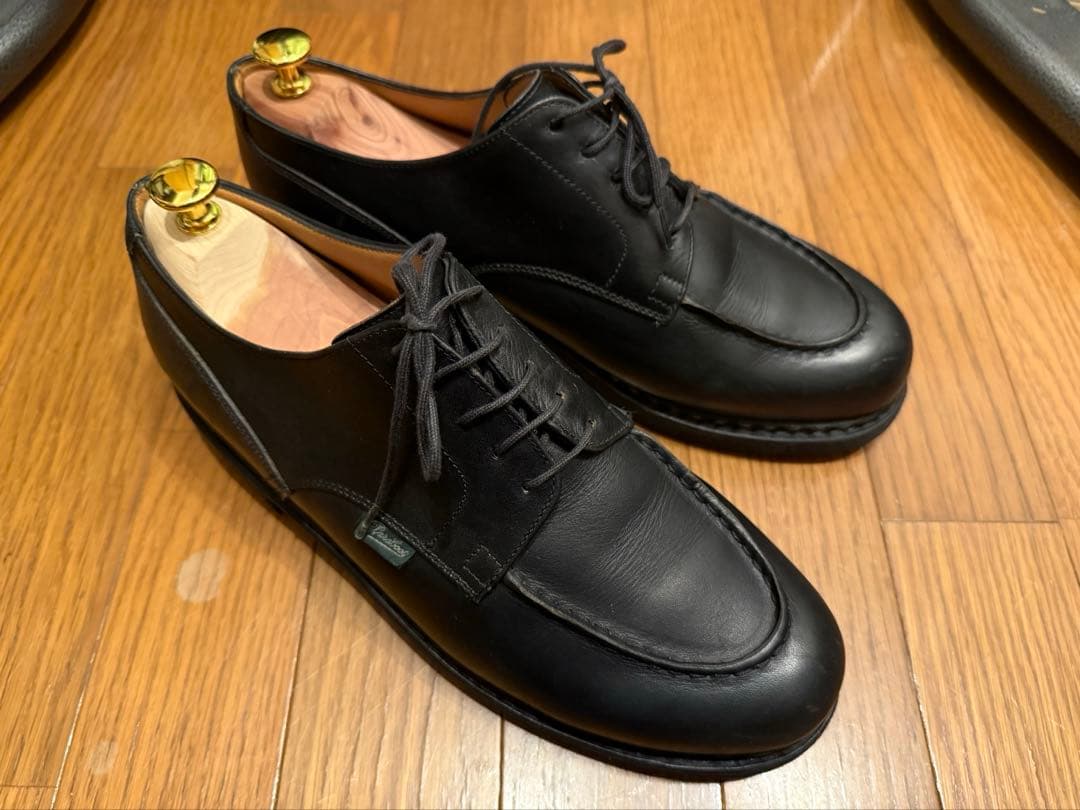 パラブーツparaboot ジャンボード　黒ブラック8.5 美品　NOIR