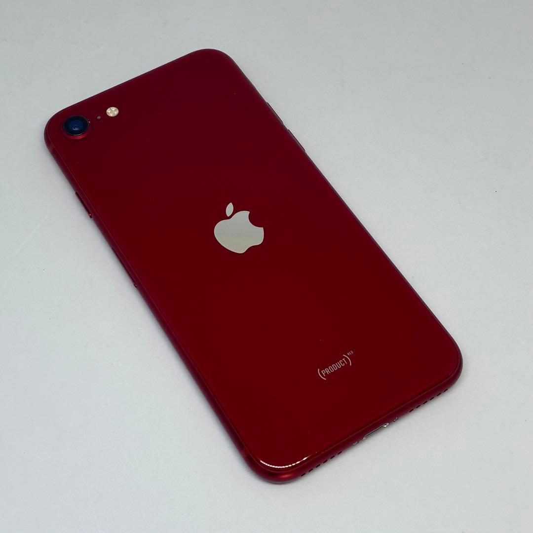 413美品【電池新品100％表示】iPhone SE3 128GB レッド