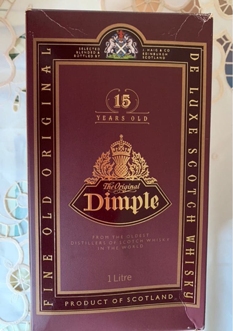 Dimple ウイスキー　15年　1Lire 値下げした