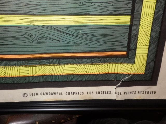 70'S★ポパイ★オリーブ★アート★ブラックライトポスター★ビンテージ★セクシー