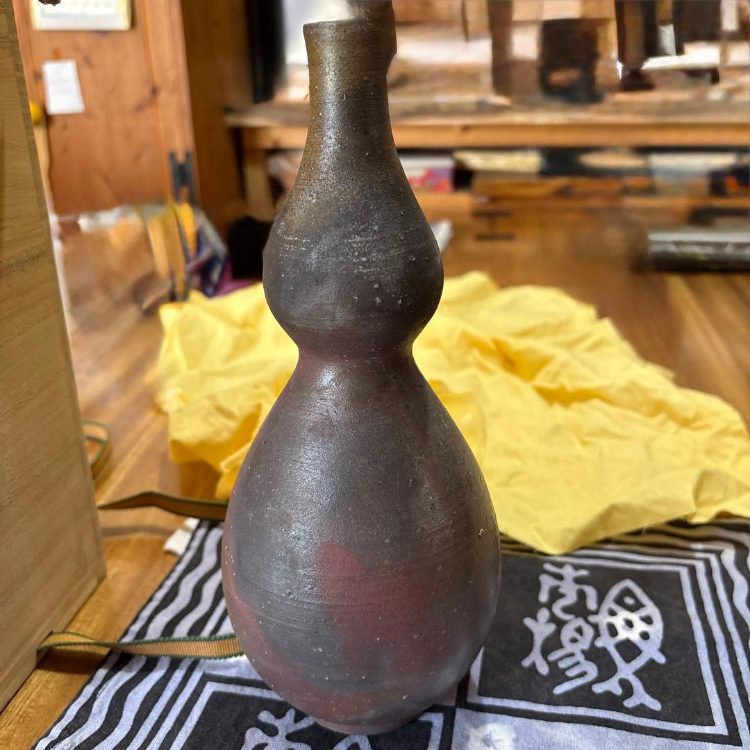 金重利丞 備前焼 花瓶