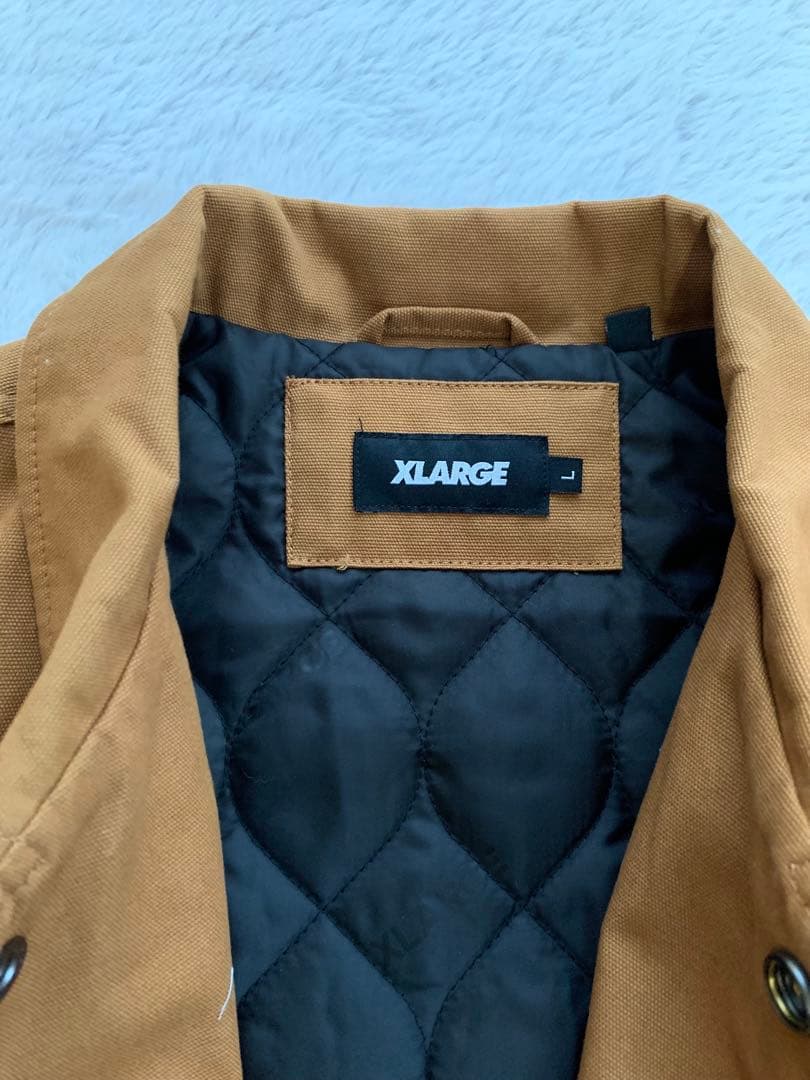 XLARGE ブラウン コーチジャケット