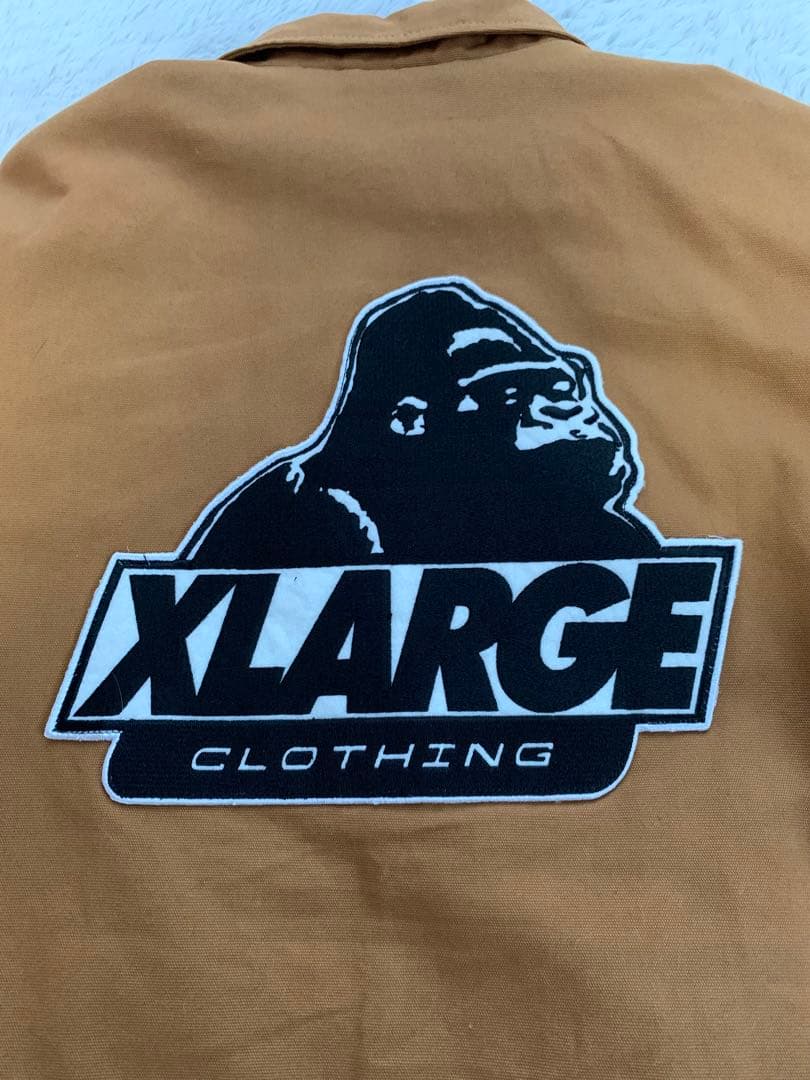 XLARGE ブラウン コーチジャケット
