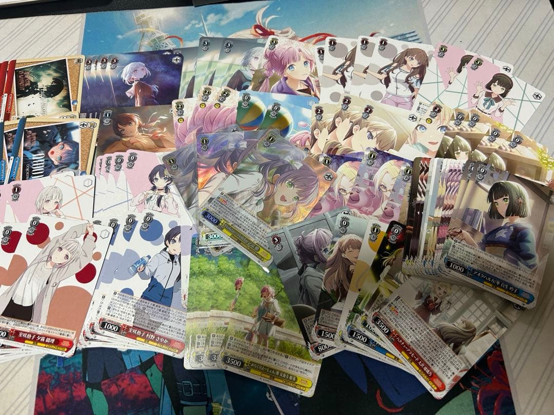 ヴァイスシュヴァルツ　蓮ノ空　デッキ　8電源　8枝　パーツセット