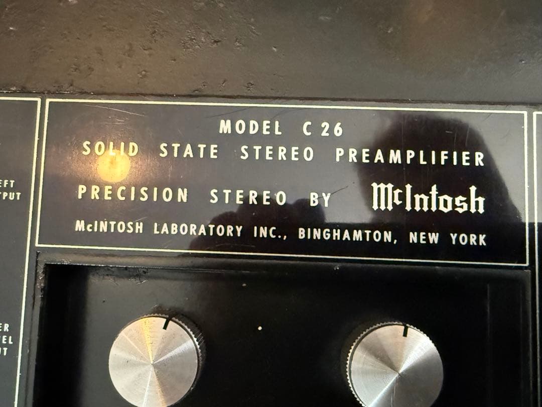 McIntosh C26 アンプ 本体
