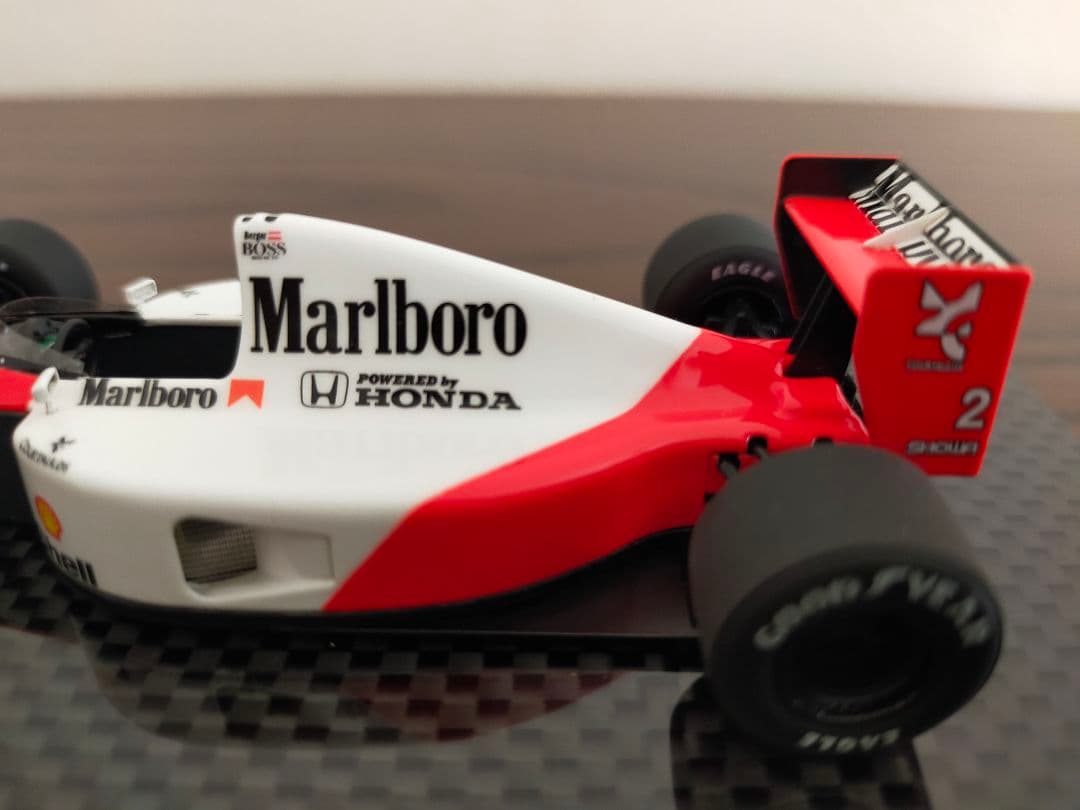 アイドロン 1/43 マクラーレン ホンダ MP4/6 日本GP 優勝 ベルガー