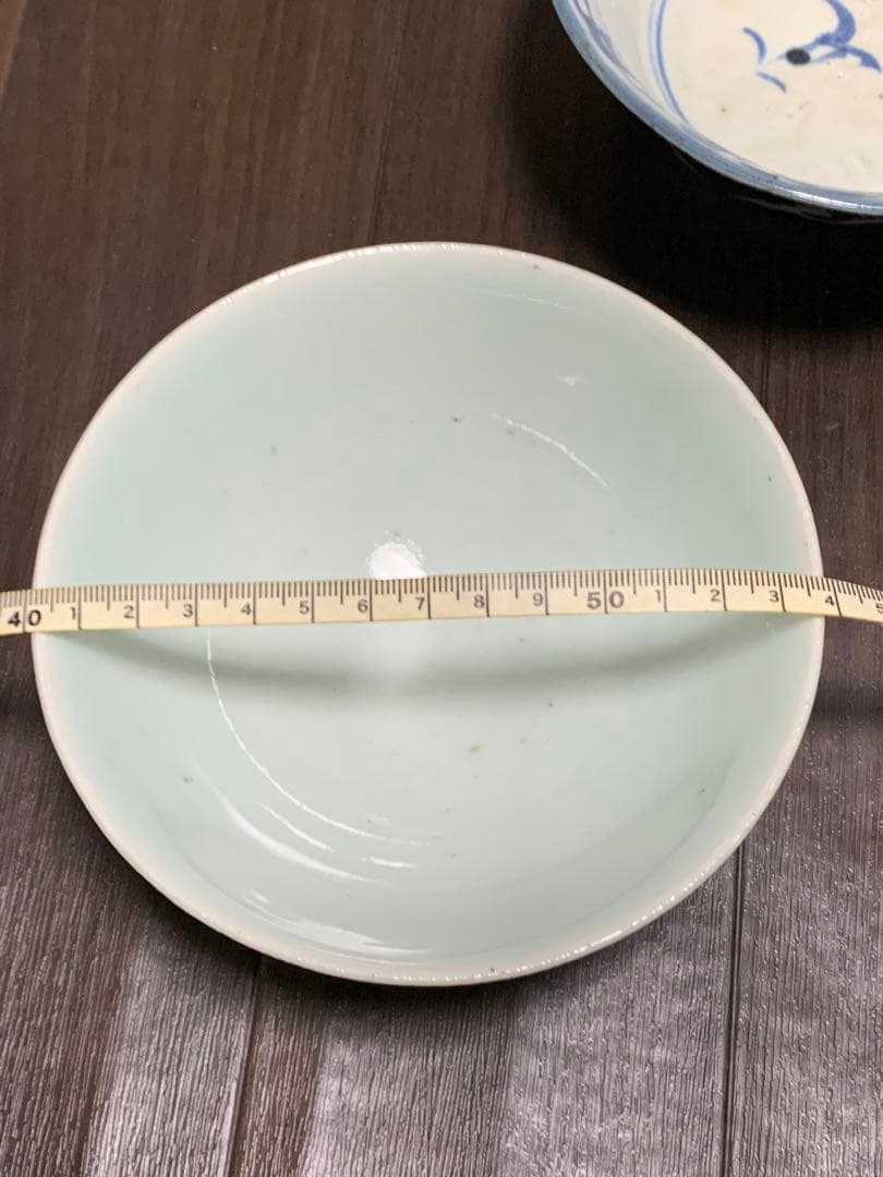 中国　磁器　２客　茶碗　焼き物　染め付け