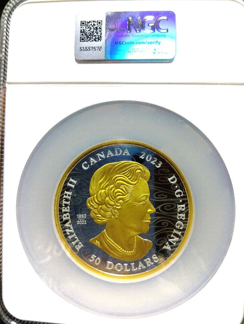 ngc 2023　PF70 Ultra Cameo　天龍　5オンス　銀貨　限定品
