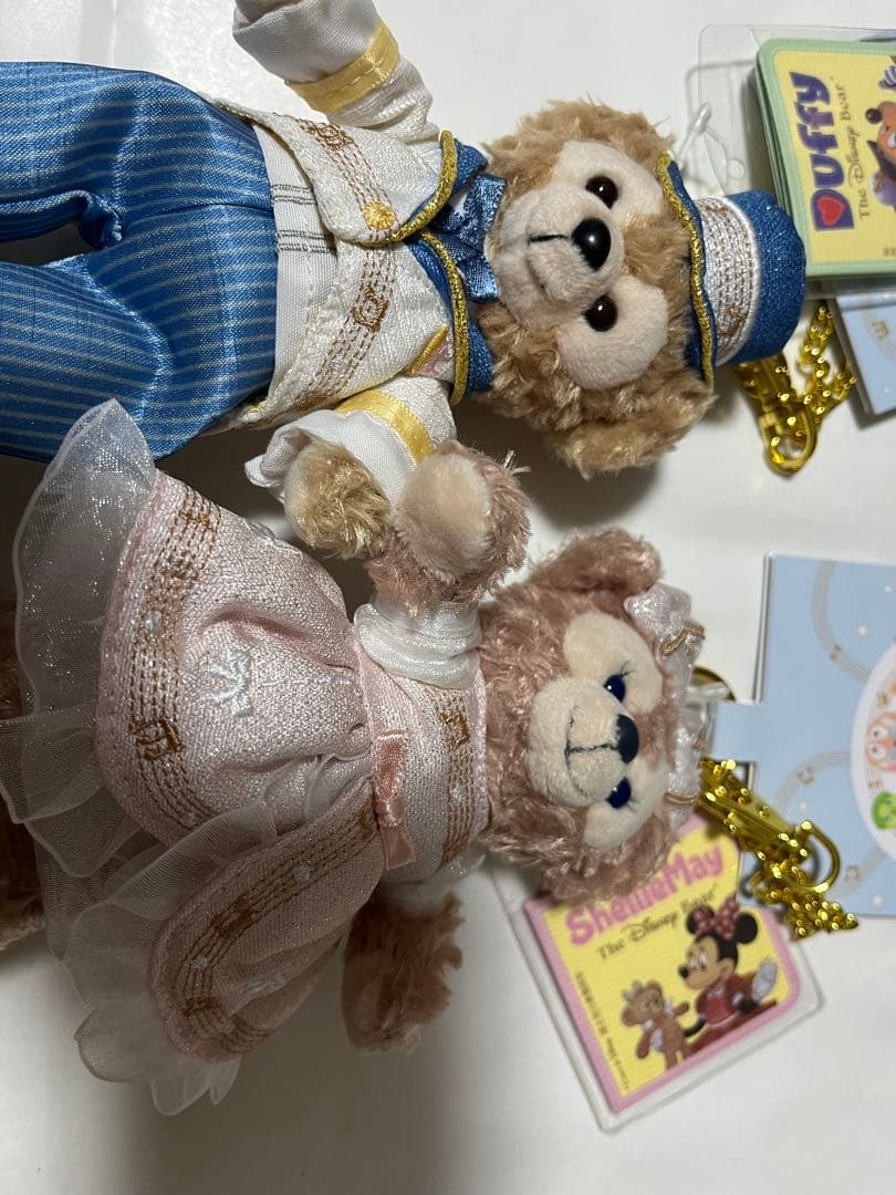 上海ディズニー 音楽祭限定ダッフィー&シェリーメイぬいぐるみキーチェーン