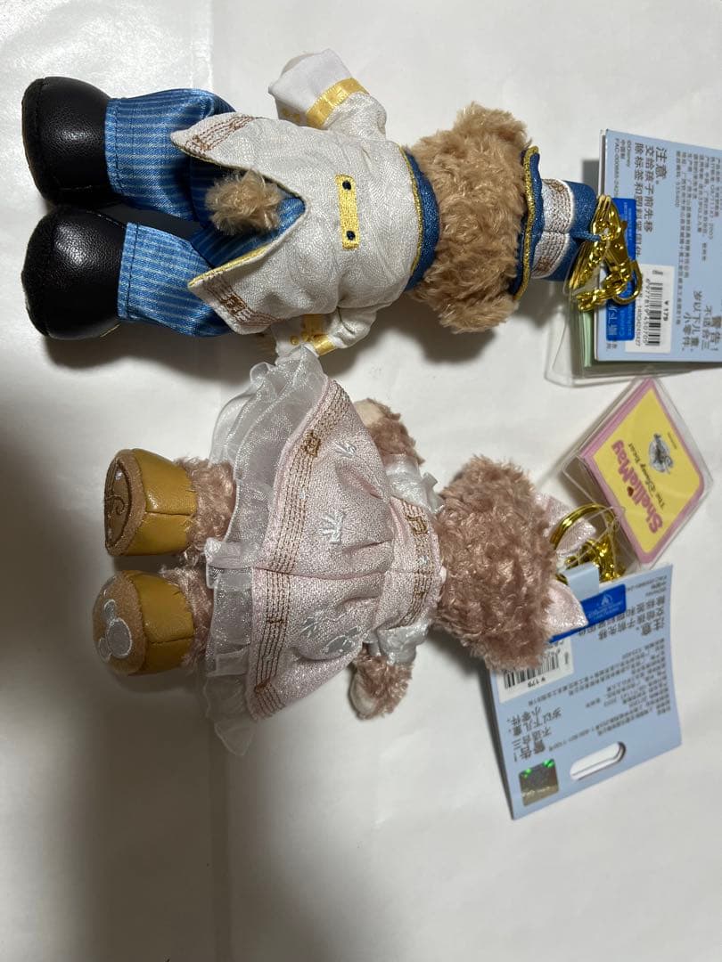 上海ディズニー 音楽祭限定ダッフィー&シェリーメイぬいぐるみキーチェーン