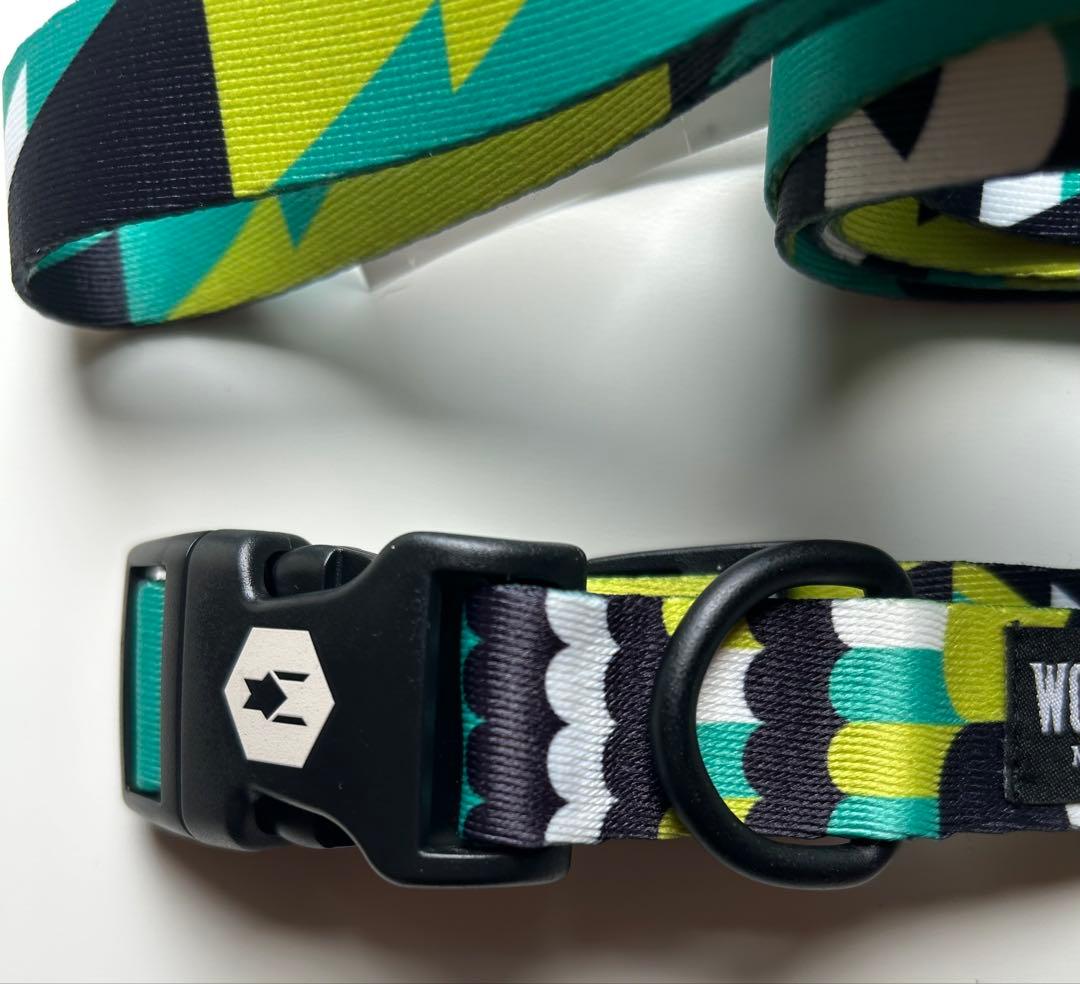 タンバリン【新品未使用】wolfgang首輪Mとリード183cm