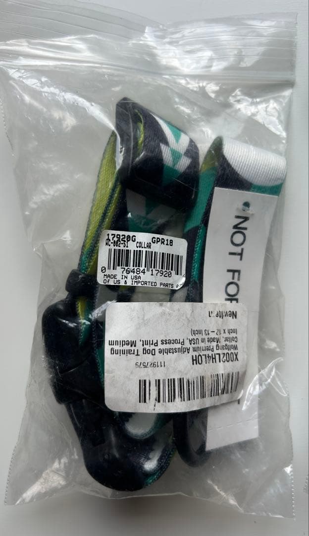 タンバリン【新品未使用】wolfgang首輪Mとリード183cm