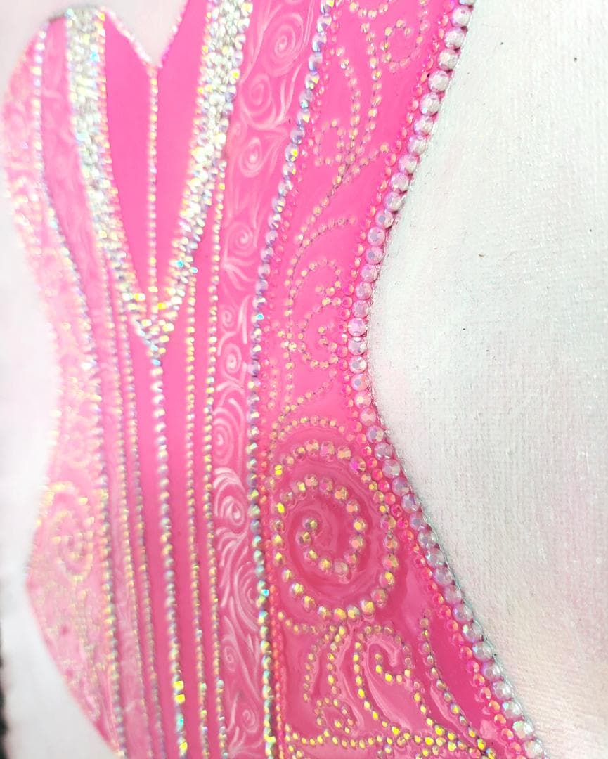 オンリー・コルセット / テクスチャーアート 33×24㎝ F4 原画 モダン