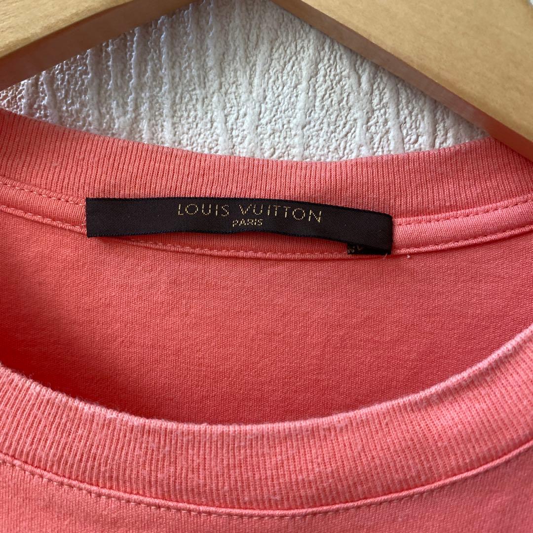 LOUIS VUITTON ピンク Tシャツ ポケット付き xs