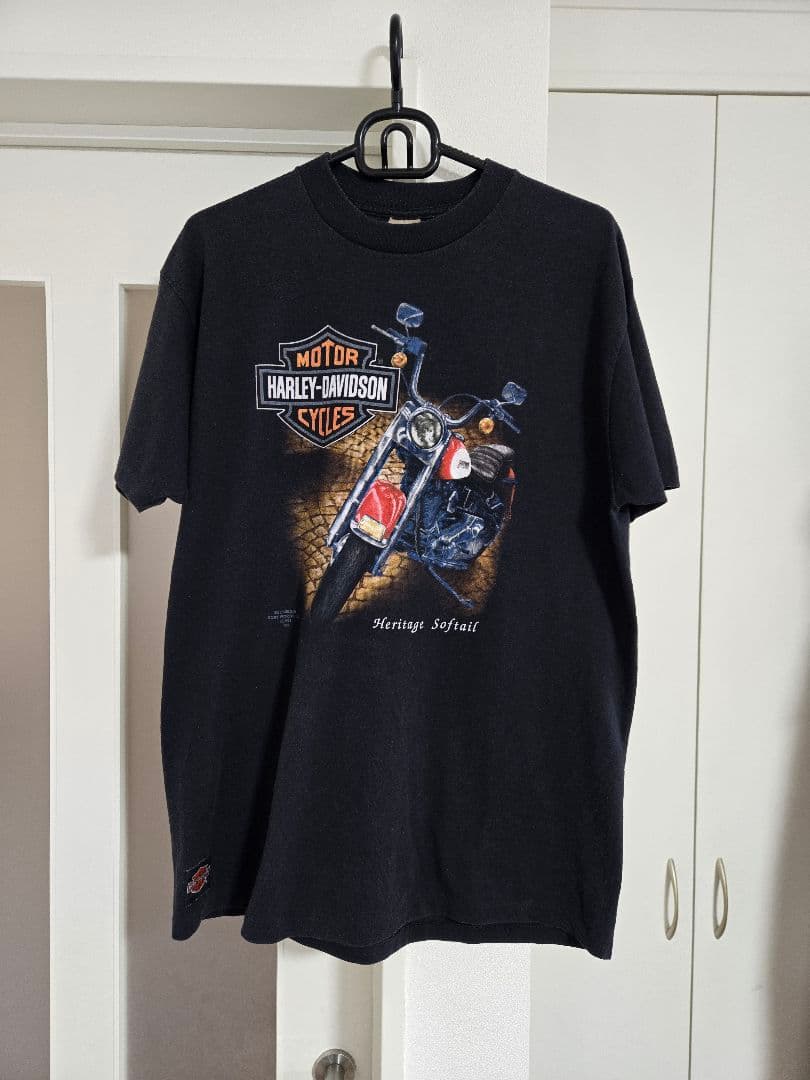 90s 3D EMBLEM HARLEY DAVIDSON Tシャツ ハーレー