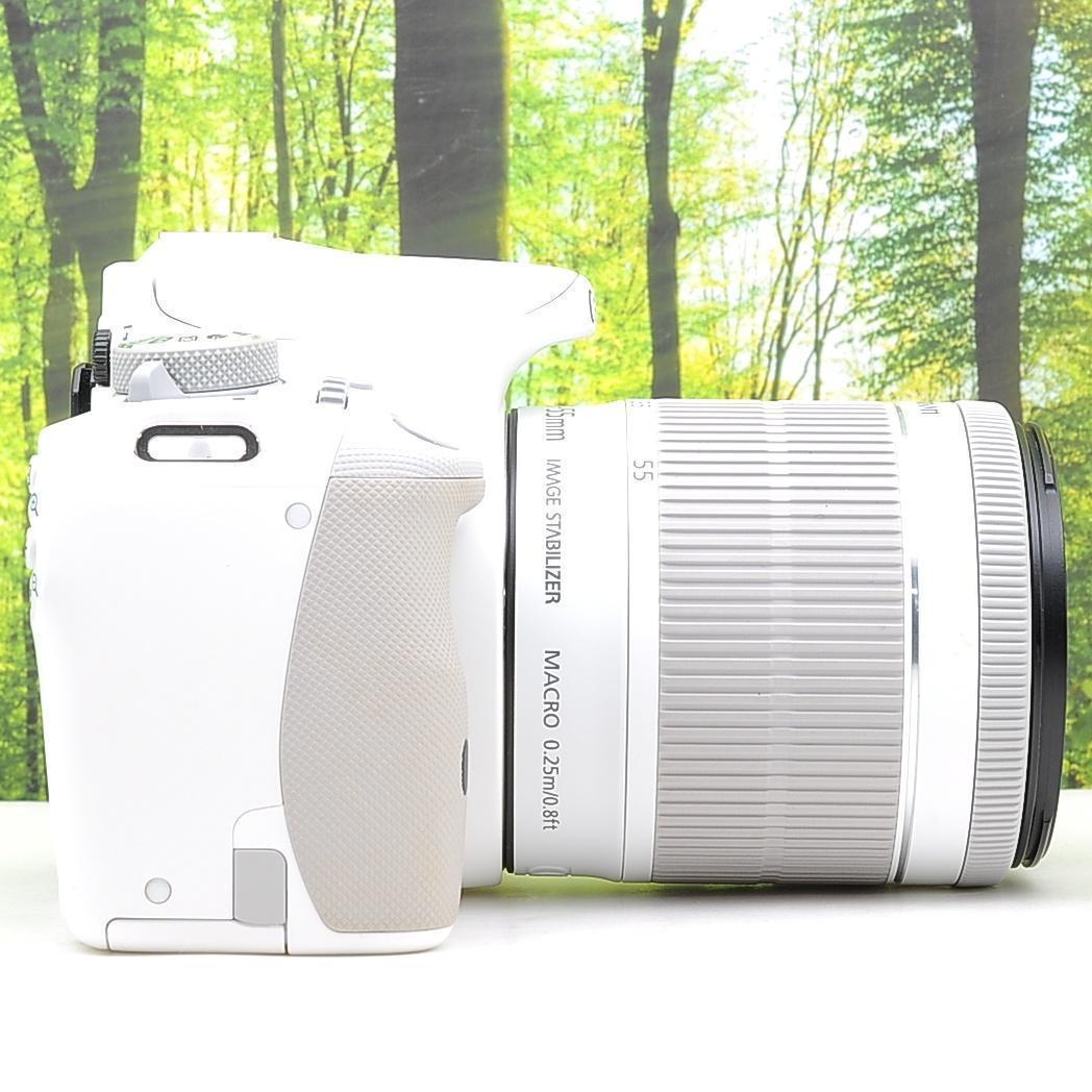 ショット数2045枚！スマホ転送セット☆Canon Kiss X7 ホワイト☆