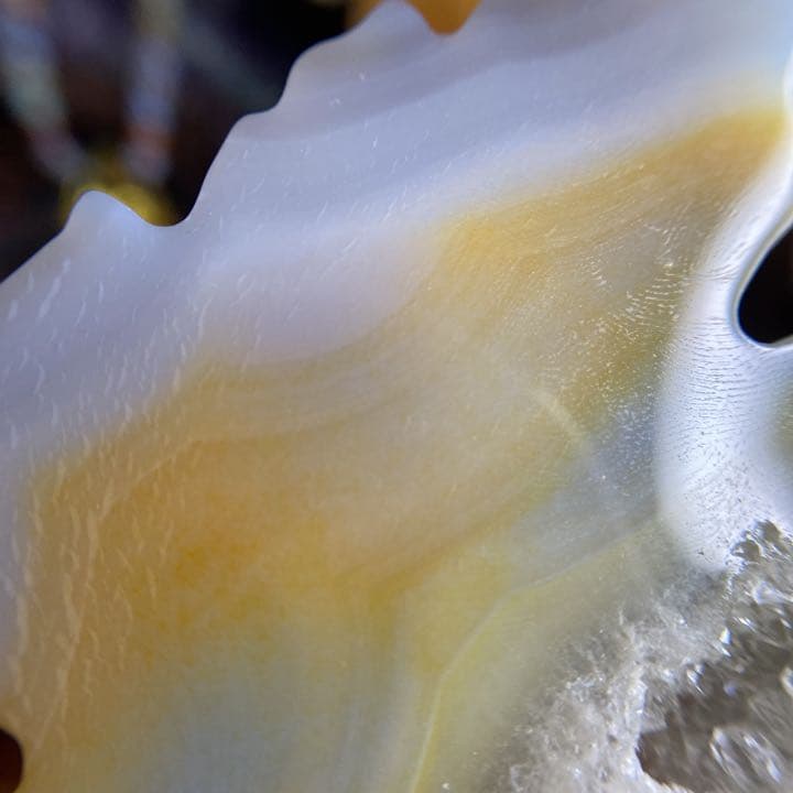 レア物 特大 トレジャー メノウ 玉髓 龍穴結晶 風化紋 紅葉手彫リ！