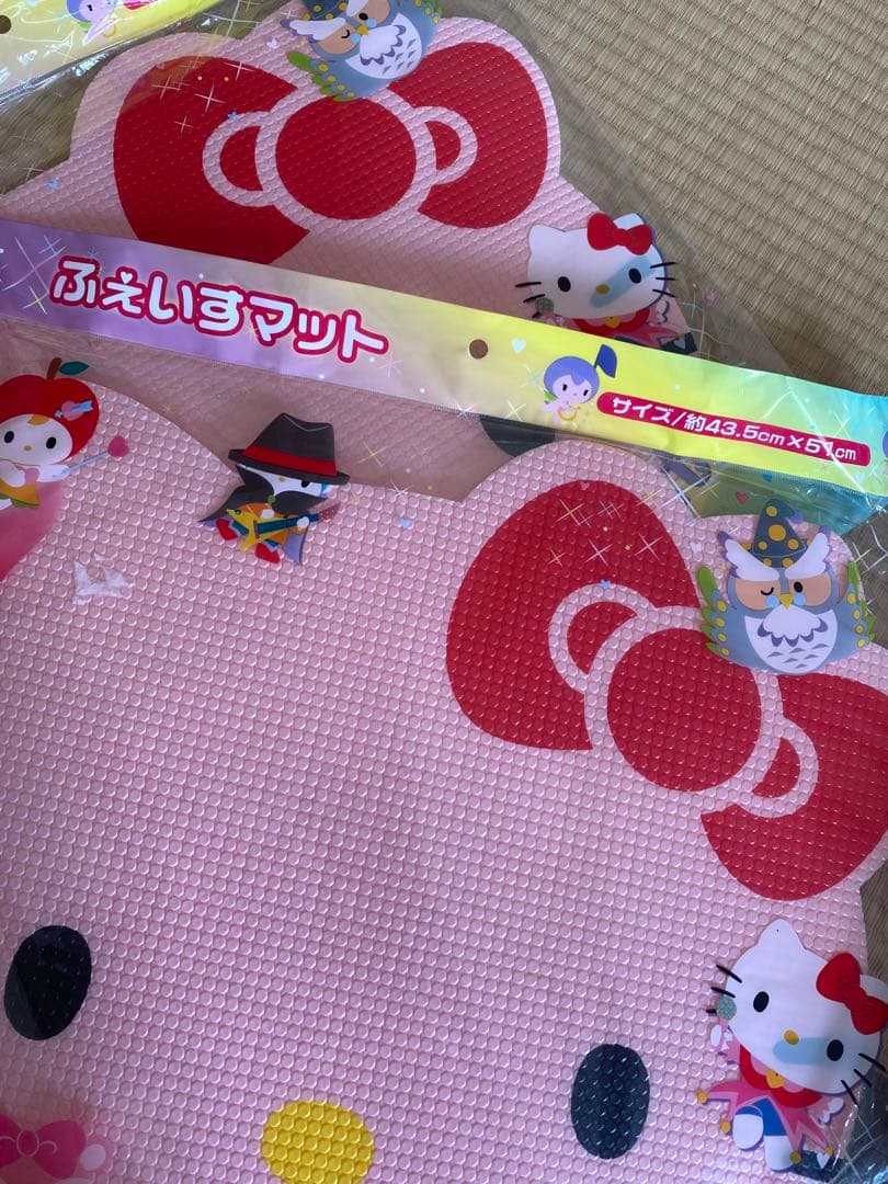 ハローキティ　レアアイテム　豹柄　バスマット　クッション　計6点