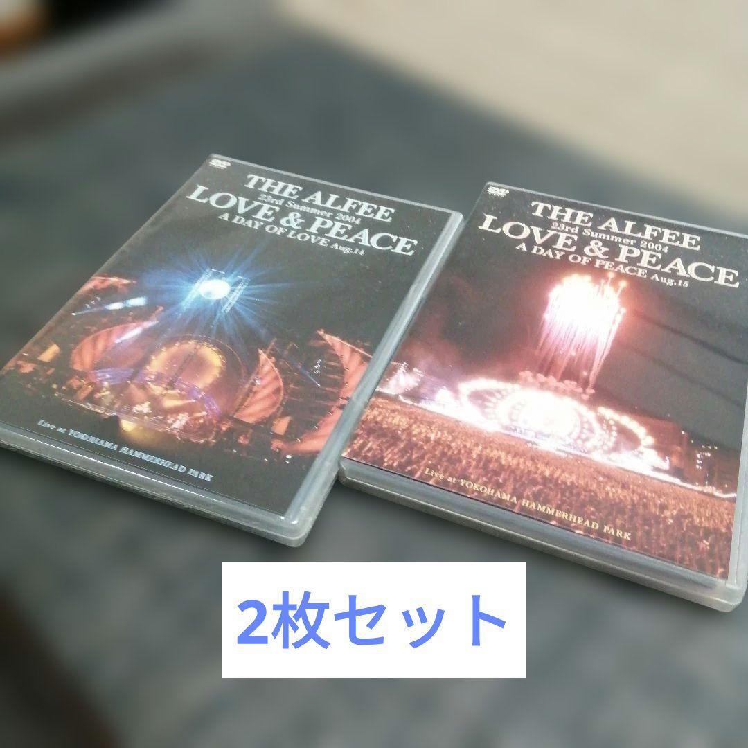 THE ALFEE 2004 LOVE&PEACE 1·2 DVD