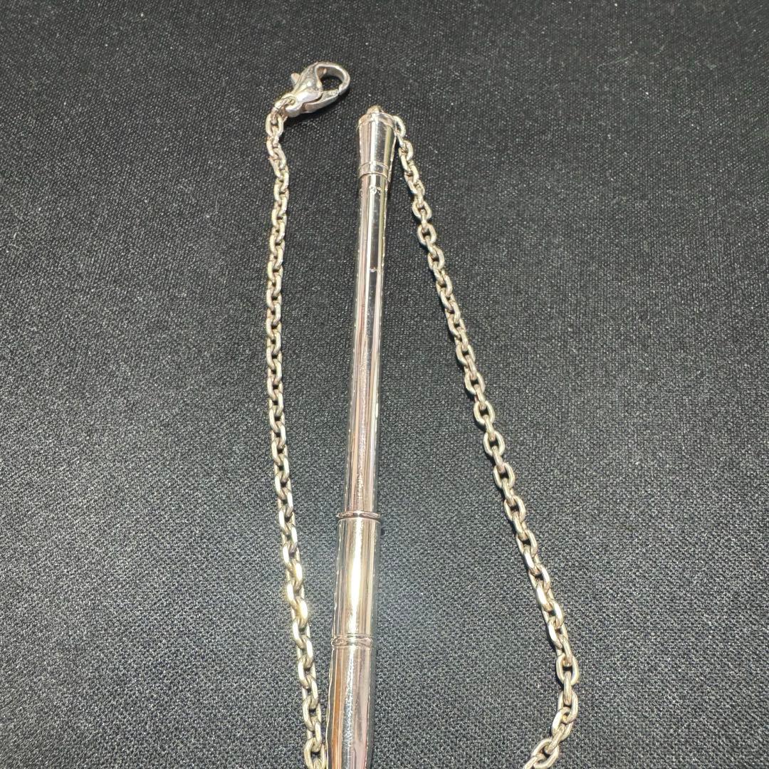 エルメス　HERMES ボールペン　シルバー925 銀　チェーン付き　ヘルメス