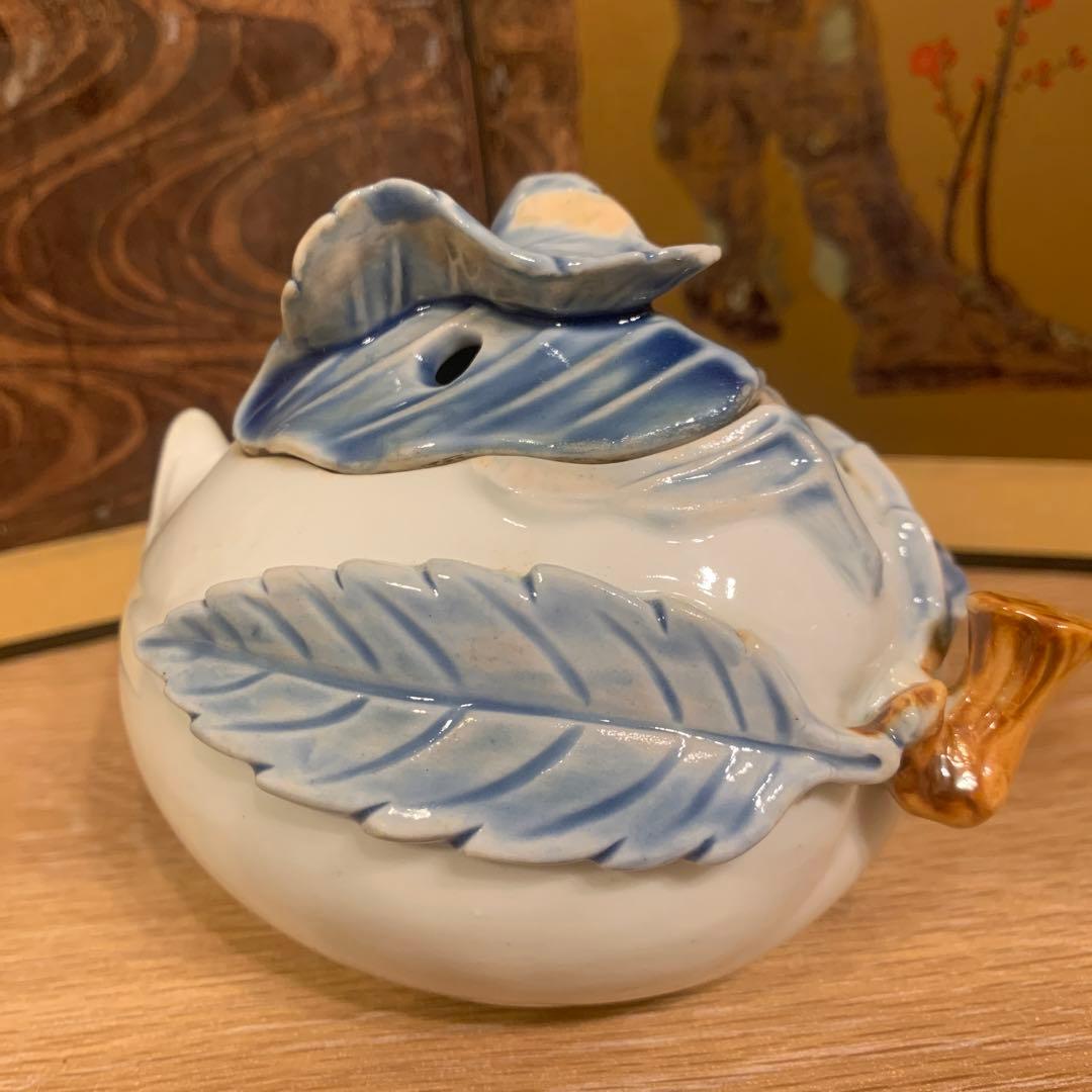 アンティーク　中国美術　桃形　香炉1客　　257