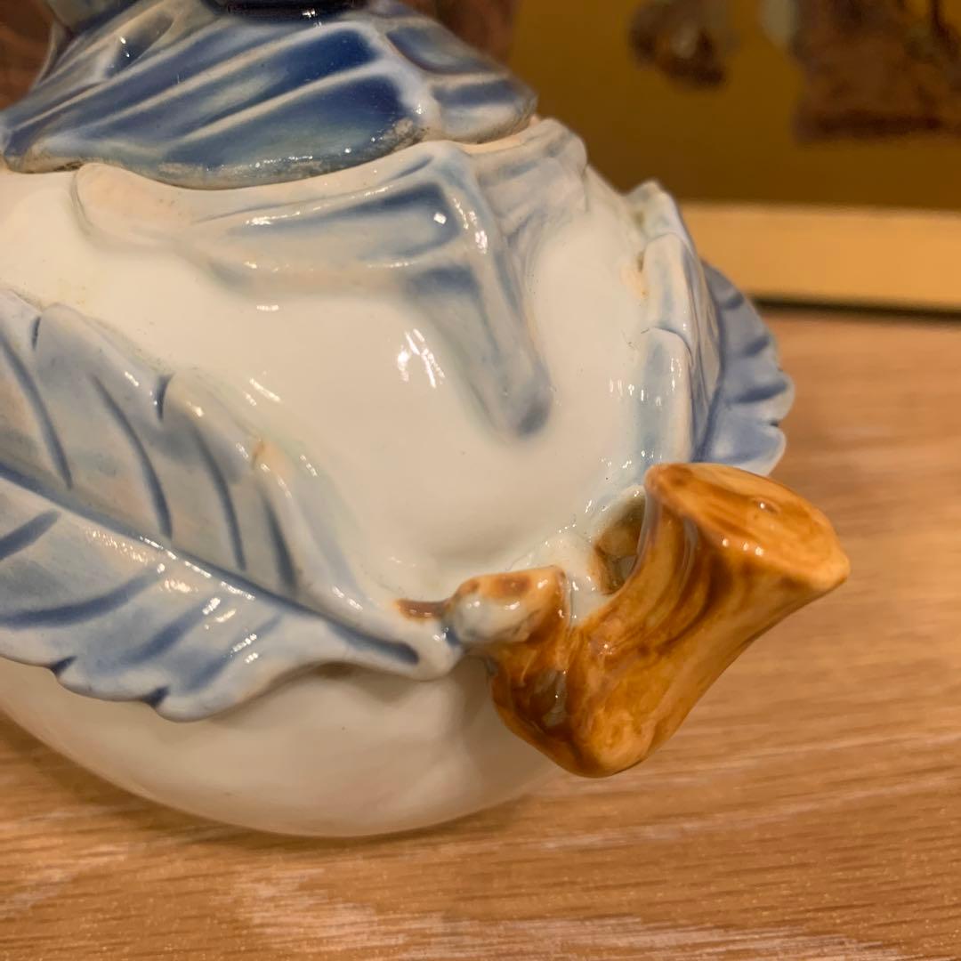 アンティーク　中国美術　桃形　香炉1客　　257