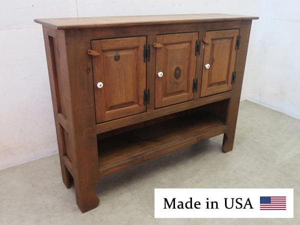 美品■ヴィレッジウッドクラフターズ■パイン古材■サイドボード/リビングボード■