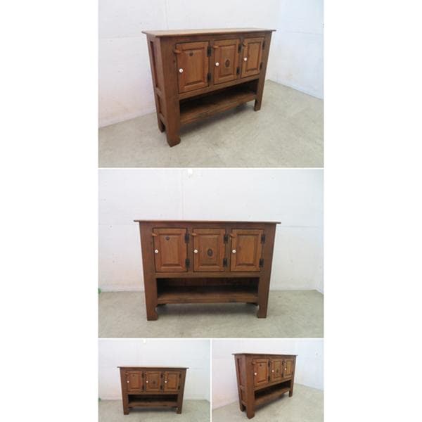 美品■ヴィレッジウッドクラフターズ■パイン古材■サイドボード/リビングボード■