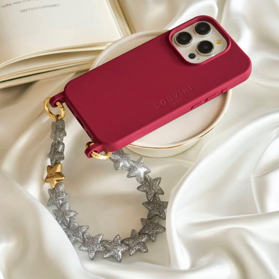 【未使用】LOUVINI PETIT ETOILE SILVERハンドストラップ