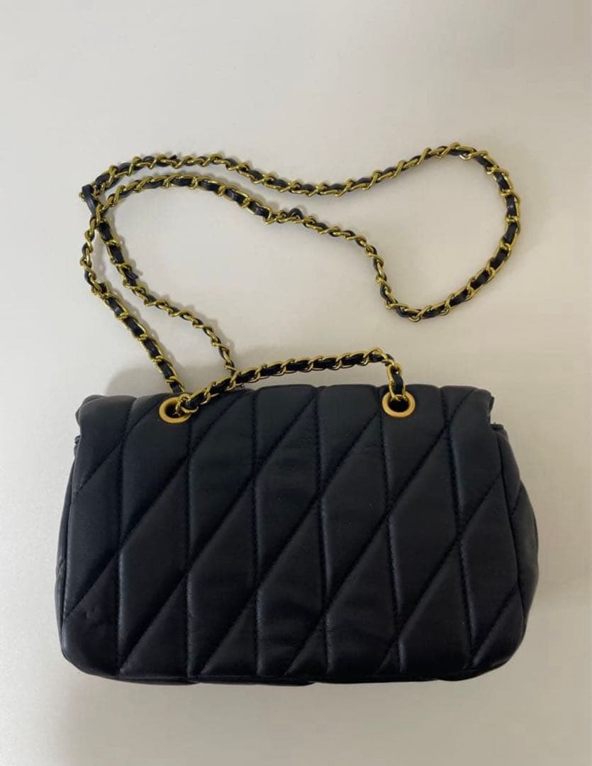 COACH 黒 キルティング ショルダーバッグ