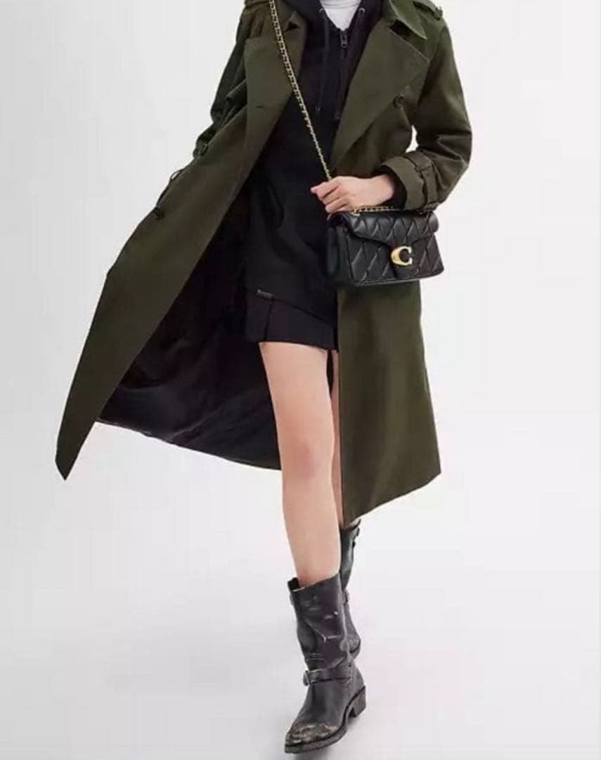 COACH 黒 キルティング ショルダーバッグ