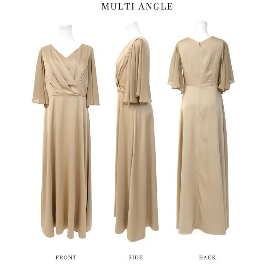 結婚式　演奏会　黒ロングドレス Lサイズ