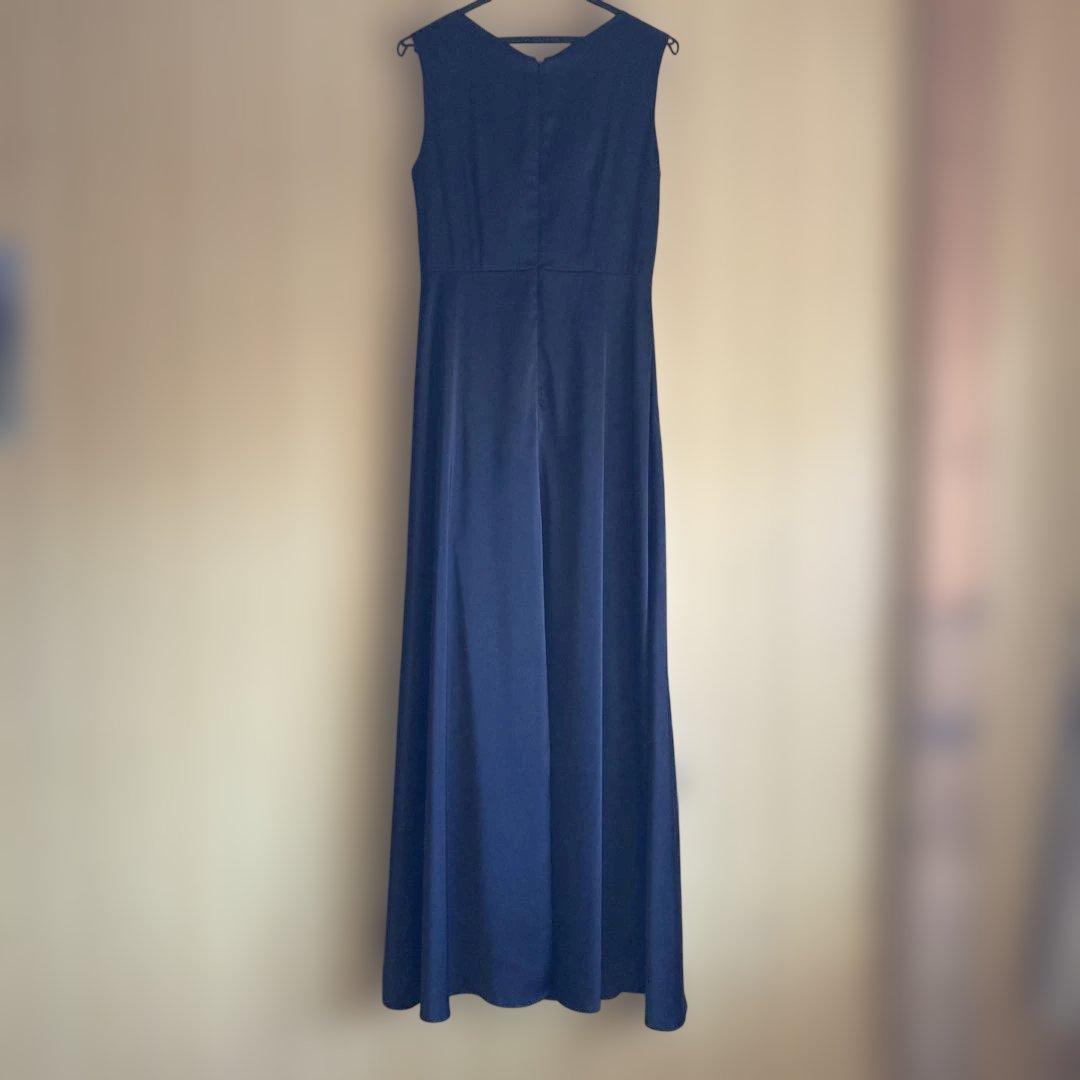 結婚式　演奏会　黒ロングドレス Lサイズ