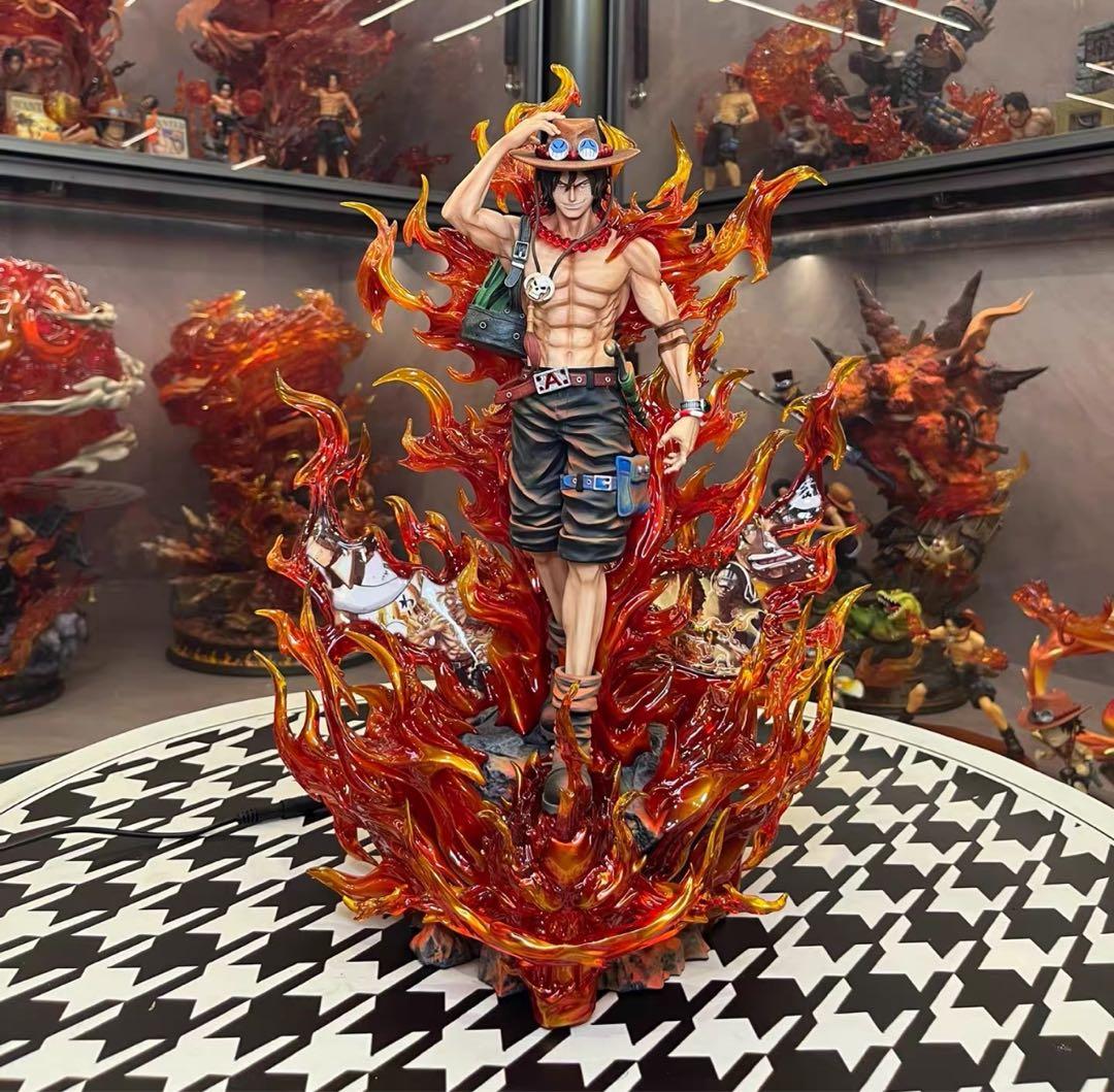 ワンピース 火拳 エースフィギュア ガレージキット