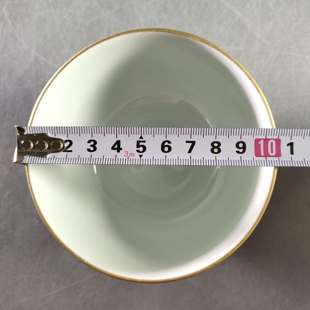 A940-6/京焼/貴古 造/一二三節紋碗5客/茶器/茶碗/茶道具/抹茶碗/