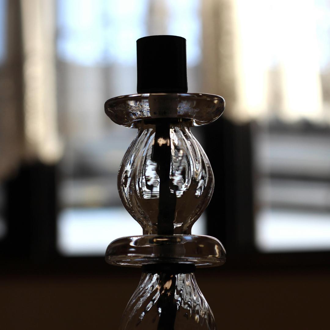 【美品・刻印】エリックホグラン　キャンドルホルダー オニオン型　2個セット