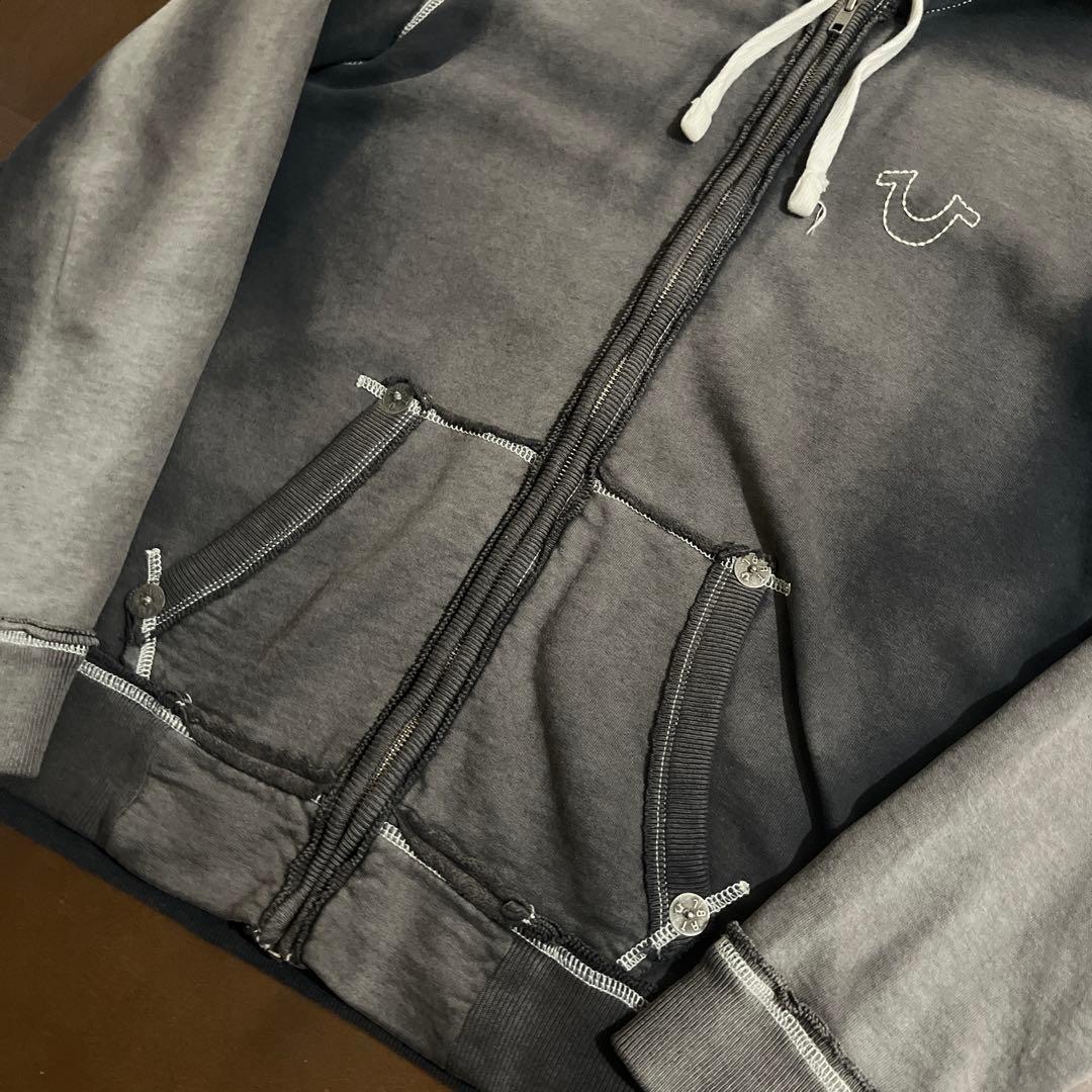 True Religion フーディー　ジップパーカー