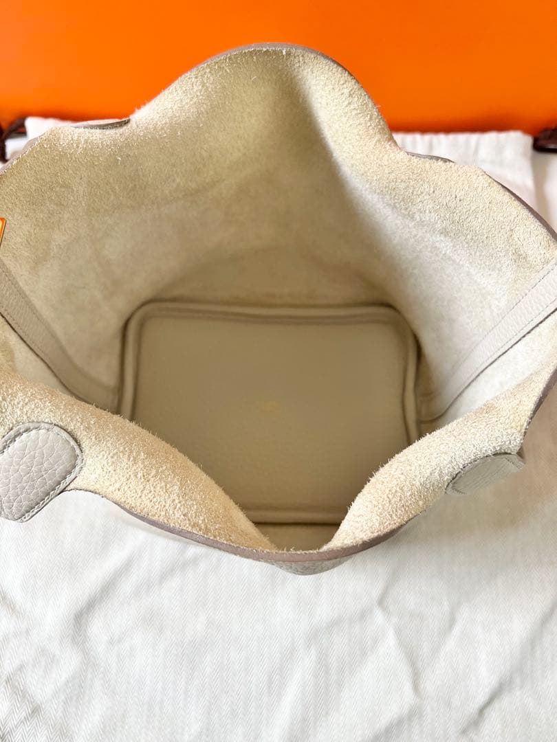 付属品完備★ エルメス ピコタンロック PM ベトン B刻印 オマケ付き