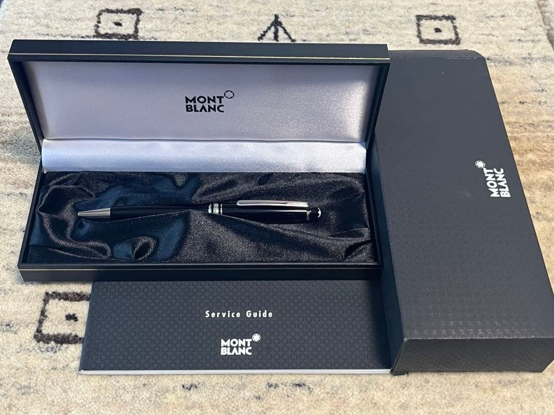 MONT BLANC ブラックボールペン 　　えでぃーまーひー