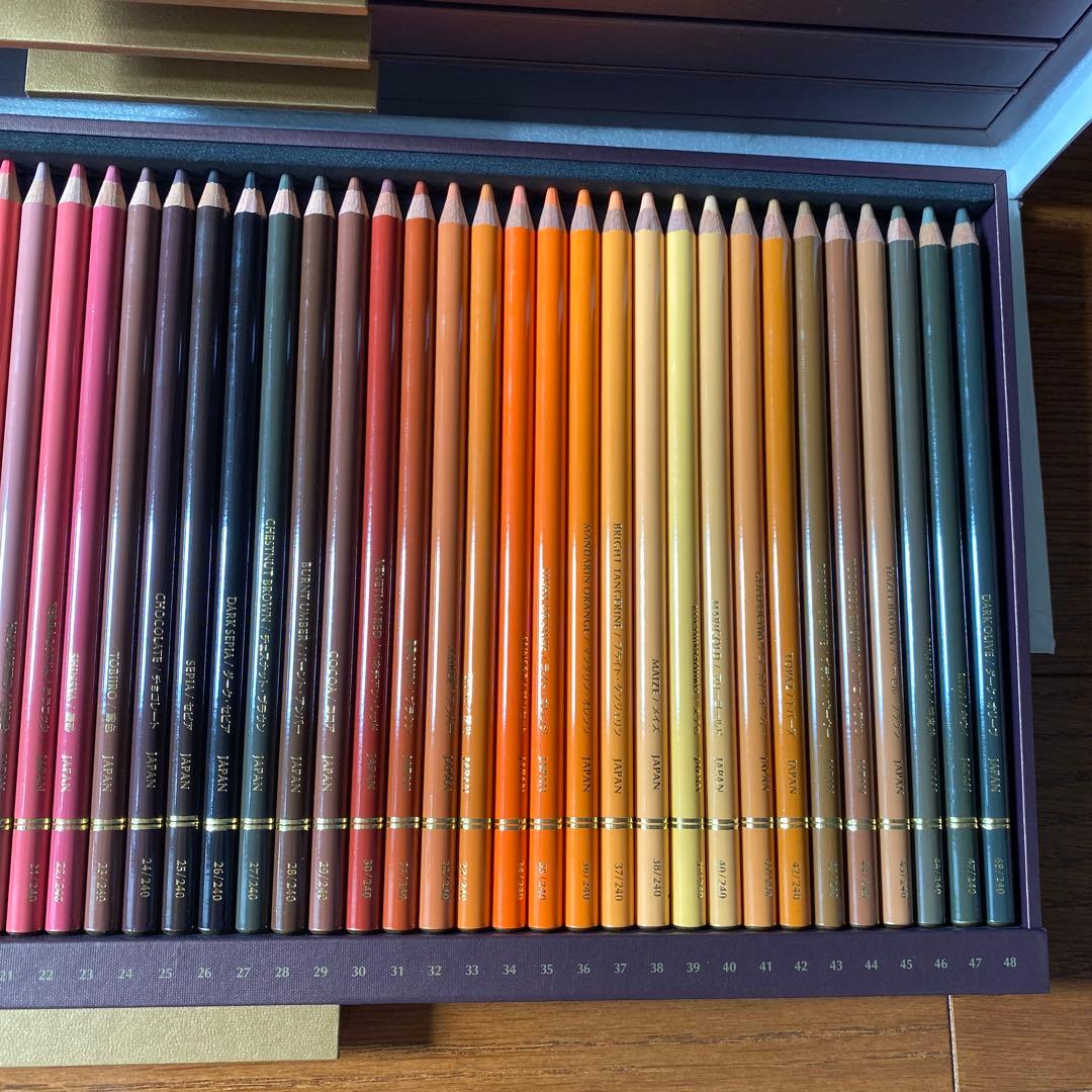 三菱鉛筆ユニカラー240色セットリミテッドエディション限定生産品　50周年記念