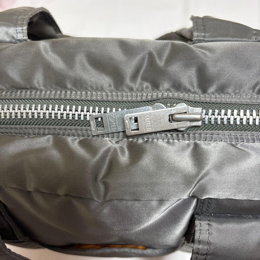 PORTER TANKER BOSTON BAG (L) シルバーグレー