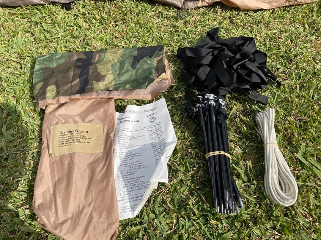 ダイヤモンドブランド Marine Combat Tent コンバットテント美品
