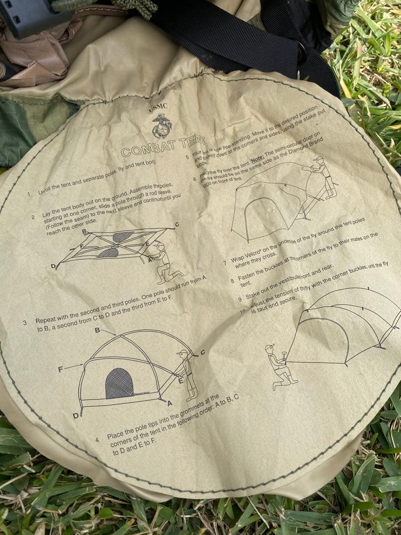 ダイヤモンドブランド Marine Combat Tent コンバットテント美品