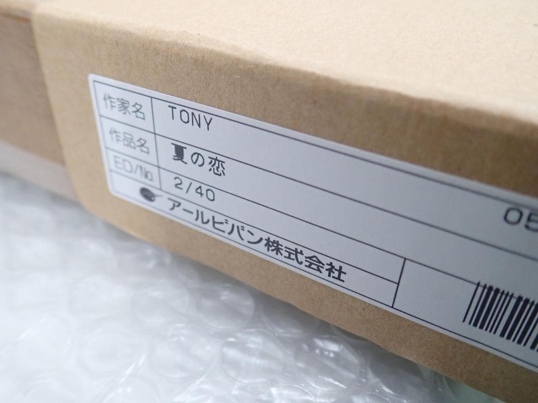 ⑲新品・保証書付 Tony　トニー「夏の恋」ミクスドメディア アールビバン
